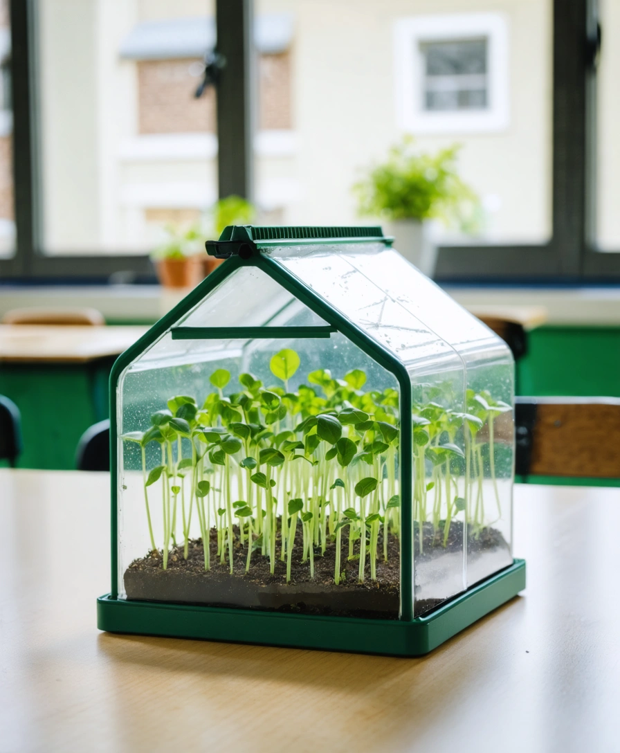 Lille elevbygget mini-drivhus
